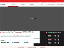 Tablet Screenshot of connect.fanshawec.ca